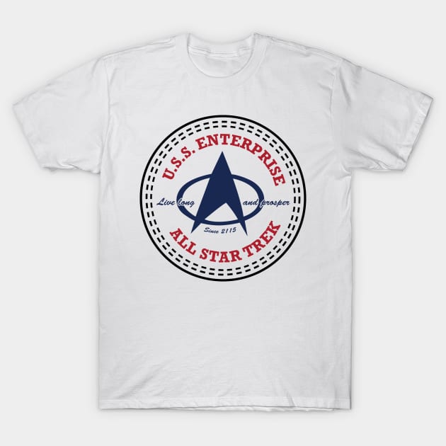 All Star Trek T-Shirt by Creatiboom